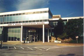 [photo, Hughes Transportation Building, BWI Airport, Maryland]