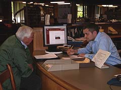 [photo, Circulation Desk, State Archives, Annapolis, Maryland]