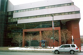 [photo, Baltimore City Community College, Harbor Campus, Bard Building, 600 East Lombard St. Baltimore, Maryland]