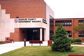 [photo, Charles County Government Building, 200 Baltimore St., La Plata, Maryland]