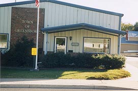 [photo, Town Hall, 104 East Sunset Ave., Greensboro, Maryland]